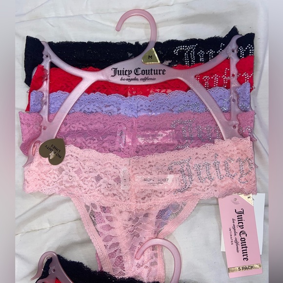 BRAND NEW WITH TAGS JUICY COUTURE THONGS - Picture 1 of 6